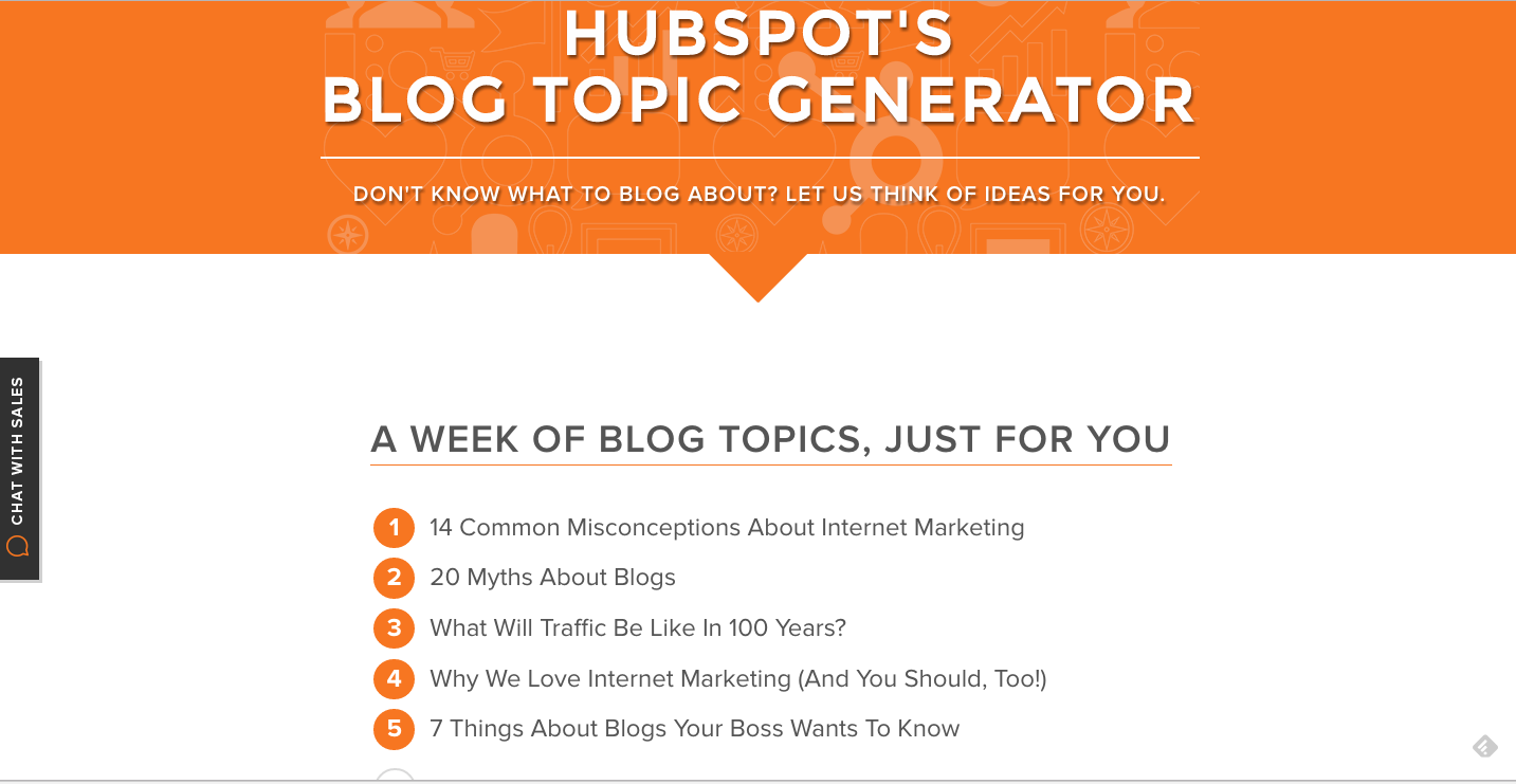 HubSpot's Titel Generator HubSpot's Titel Generator
